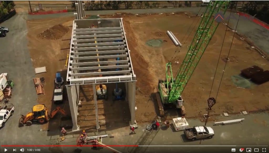 Arbé Charpente béton La Coulée bâtiment inudustriel