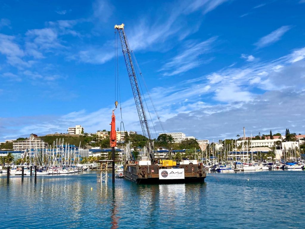 Arbé Extension de Port Moselle travaux maritimes